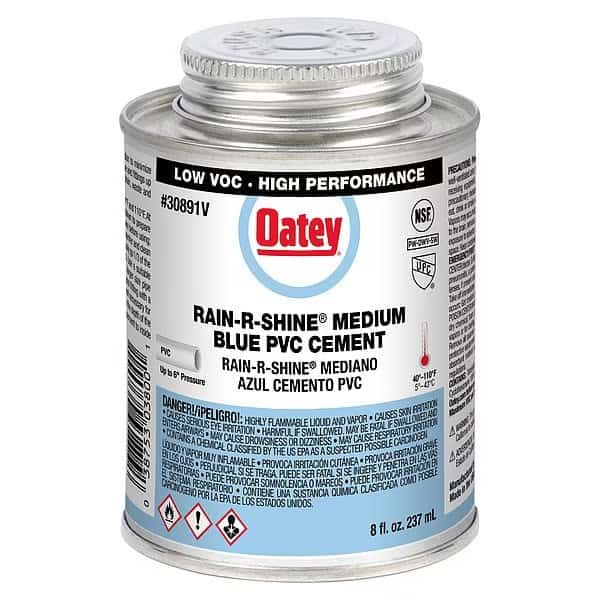 Cement, Brush-Top Can, 8 fl oz, Blue