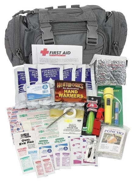 Survival Kit,Black,6inHx5inLx12inW, Mfr#: 90430, CAMILLUS