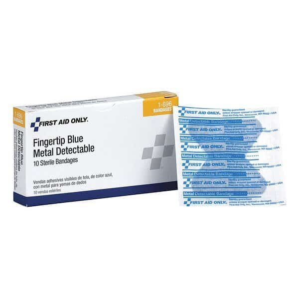 Bandage, Blue, Fabric, 2inLx1-3/8inW