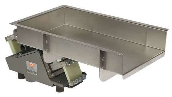 Vibratory Feeder, 12 in W x 30 in L, Flat