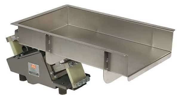 Vibratory Feeder, 14 in W x 24 in L, Flat