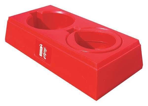 Fire Extngushr Stand,(2) 10lb or 20lb FE, Mfr#: JFP02, FLAMEFIGHTER