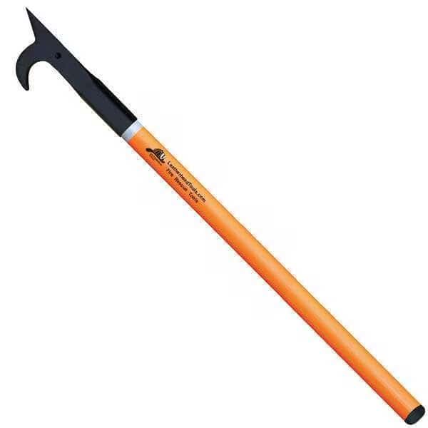 Pike Pole, Round,Orange Fiberglass, Mfr#: PLO-3AH-B, LEATHERHEAD TOOLS