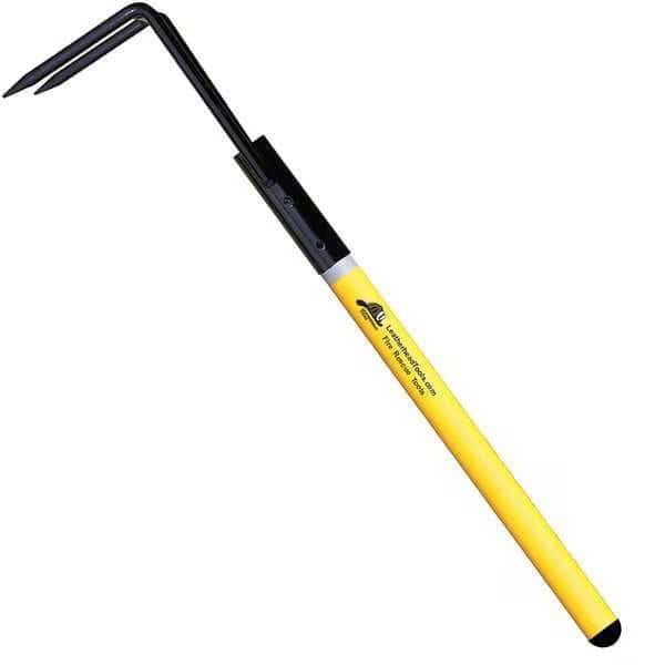 Rubbish Hook, 3 ft. Pro-Lite Pole, HiViz Yellow, Leatherhead Tools, Mfr#: PLY-3RH-B
