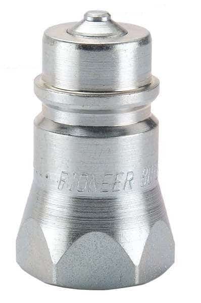 Hydraulic Quick Connect Hose Coupling, Steel Body, Ball Lock, 3/4"-14 Thread Size, 8010 Series, Pioneer, Mfr#: 8010-15P