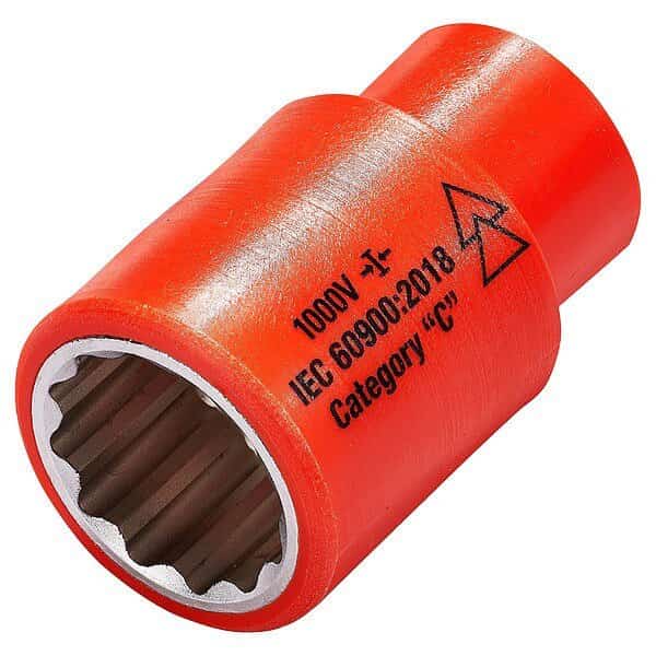 3/8 in Drive, 7/8" 12 pt, SAE Socket