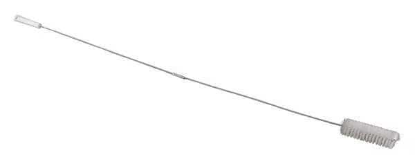 1 3/4 in W Tube and Valve Brush, Medium, 5 1/4 in L Handle, 6 1/4 in L Brush, White, Polypropylene