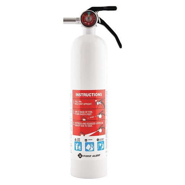 Fire Extinguisher, 2.5 lb Capacity, Class ABC , UL Rating1A:10B:C , Monoammonium Phosphate