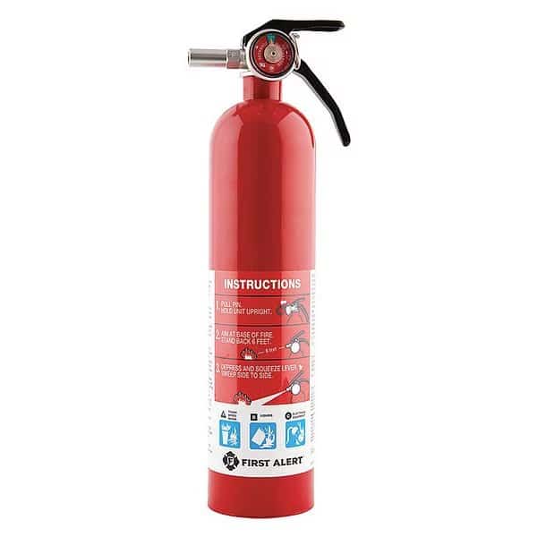 Fire Extinguisher, 2.5 lb Capacity, Class ABC , UL Rating1A:10B:C , Monoammonium Phosphate