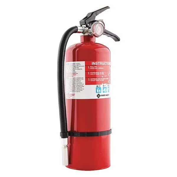 Fire Extinguisher, 5 lb Capacity, Class ABC , UL Rating3A:40B:C , Monoammonium Phosphate