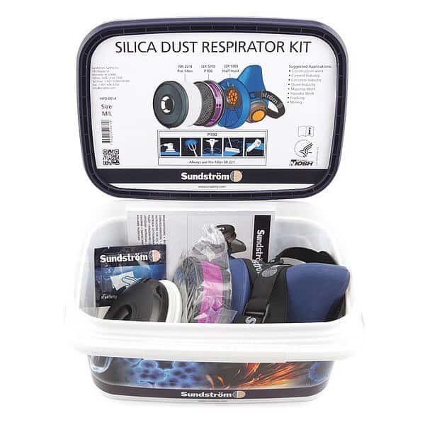 Half Mask Respirator, SR 100, SR 510, P100, Snap-In Gasket, Size M , Cartridges Included1