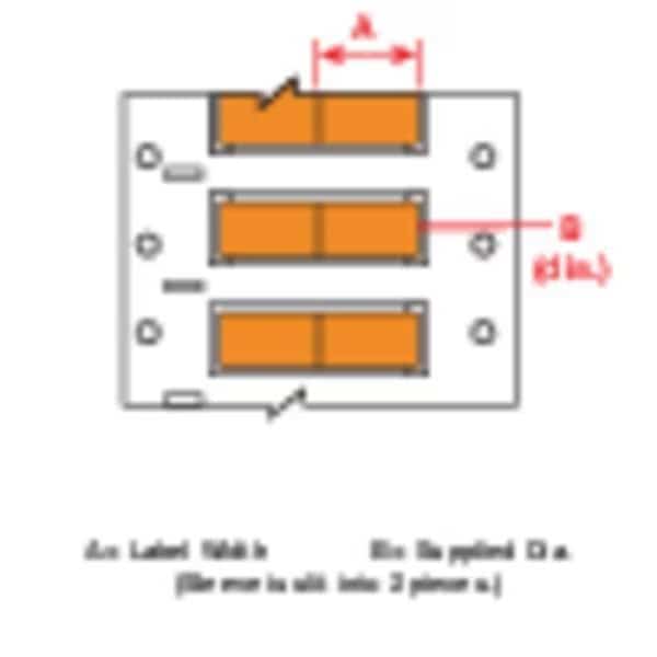 Wire Marking Sleeves,0.75In W,0.235In L, Mfr#: PS-125-150-OR-2, BRADY