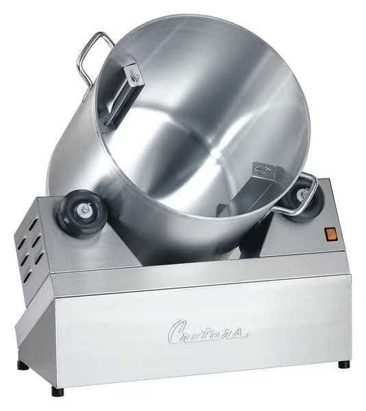 Popcorn Coater, 4.5 gal., Silver