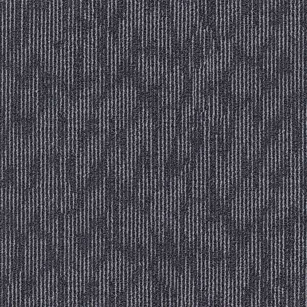 Carpet Tile, 19-11/16in. L, Charcoal, PK20, EnjoyTool select, Mfr# 31HL74