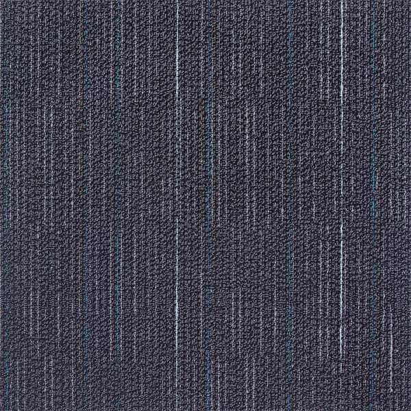 Carpet Tile, 19-11/16in. L, Charcoal, PK20