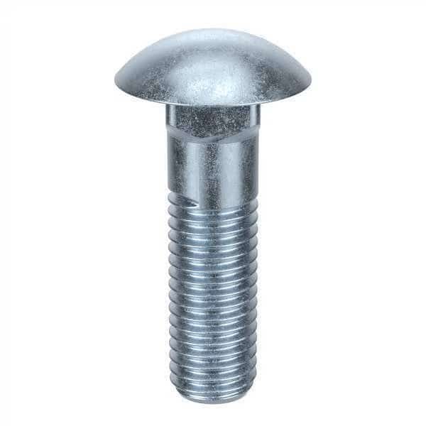 Carriage Bolt, 5/8-11 x 5 In L, PK10