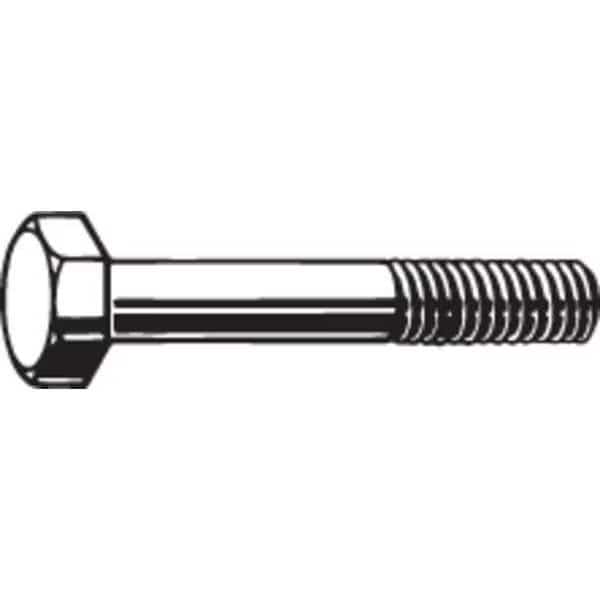 Grade A325, 1/2"-13 Structural Bolt, Hot Dipped Galvanized Steel, 2 in L, 25 PK