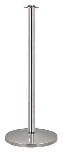 Contemporary Top Post, Polished SS, 39 in.
