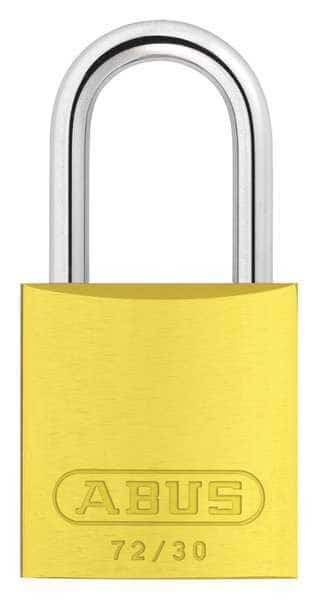 Lockout Padlock, KA, Yellow, 2-17/32"H