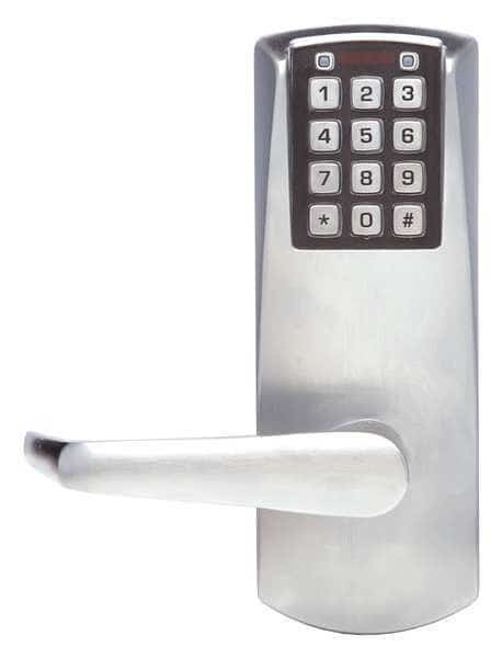 Electronic Lock,Satin Chrome,12 Button, Mfr#: E2066LL62641, E-PLEX