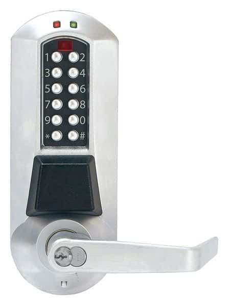 Electronic Lock, Satin Chrome, 20 Button