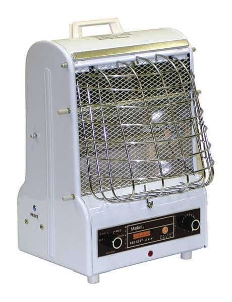 Portable Electric Jobsite & Garage Heater, 1500/900/600, 120V AC, 1 Phase, 5120 BtuH