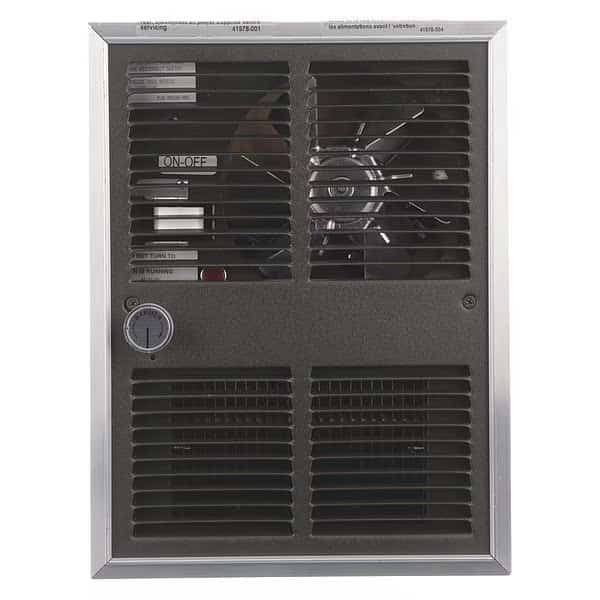 Recessed Electric Wall-Mount Heater, Recessed or Surface, 1500/750 W, Markel Products, Mfr#: E3055T2DWB