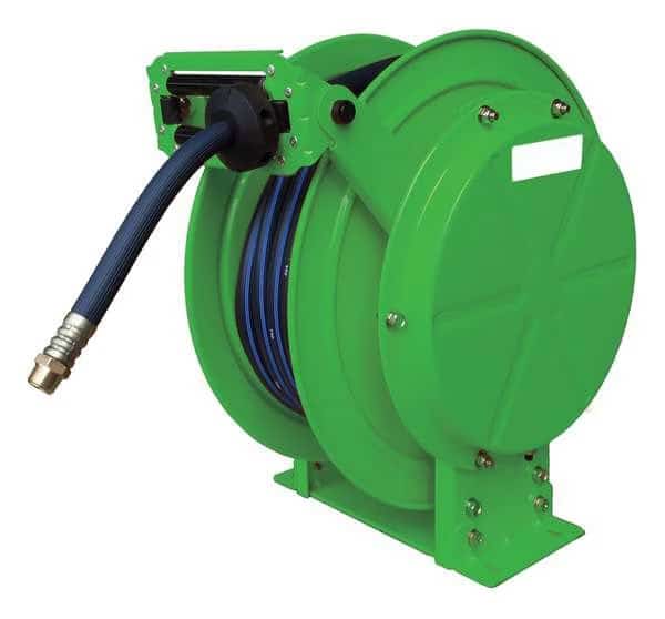 Spring Return Hose Reel,1/2" MNPT,100 ft, Mfr#: 31XG66, SPEEDAIRE