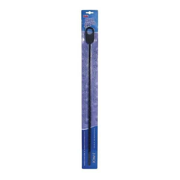 Drain Unclog Tool, 1-1/2in., Plastic, PK3