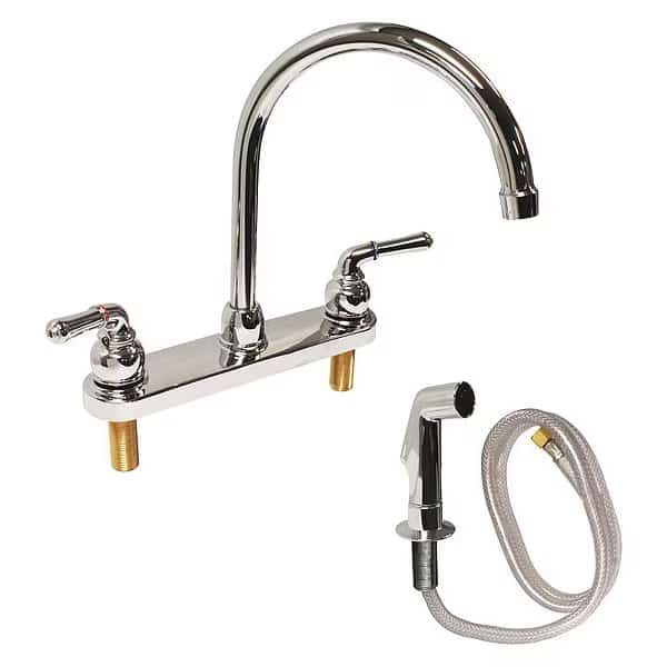 Gooseneck,Chrome,Dominion Faucets, Mfr#: 77-6105, DOMINION FAUCETS