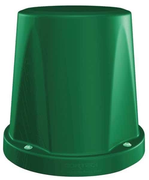 Floor Mounted Stool, Polyethylene Green