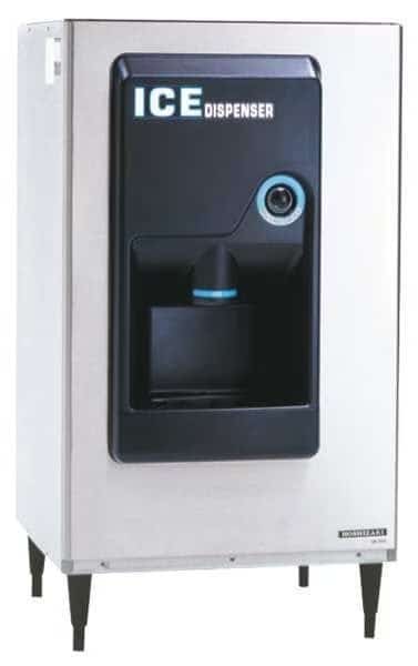 Ice Dispenser, 200 lb. Stainless Steel