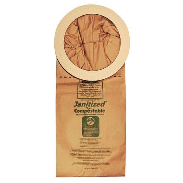 Compostable FilterBag, Proteam 100331, PK5, 4-Ply, Vacuum Filter, 5 PK