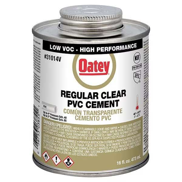 Cement, Brush-Top Can, 16 fl oz, Clear