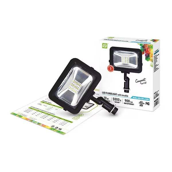 Floodlight,Mini,LED,SMD,20W,5K,Black, Mfr#: ASD-CSFL-A2050, ASD LIGHTING