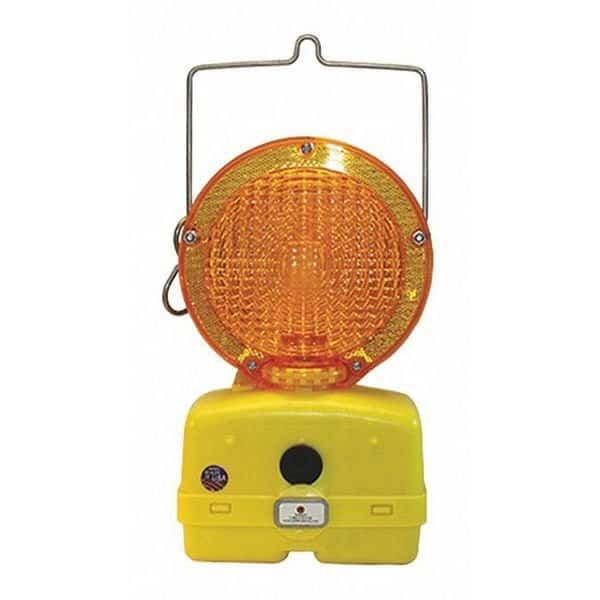 Bidirectional 6V Barricade Light, Amber, Mfr#: M747A-LED2, RAILHEAD GEAR
