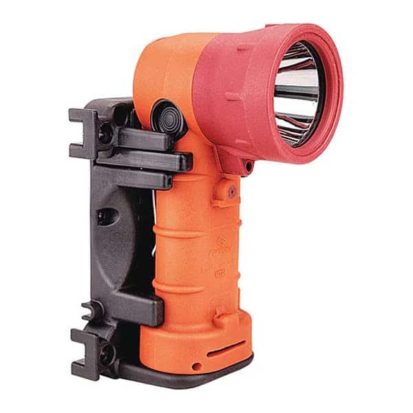 Orange Rechargeable Flashlight, 700lm