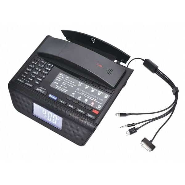 Guestroom Device, Intgrtd, 10 Button, Blck