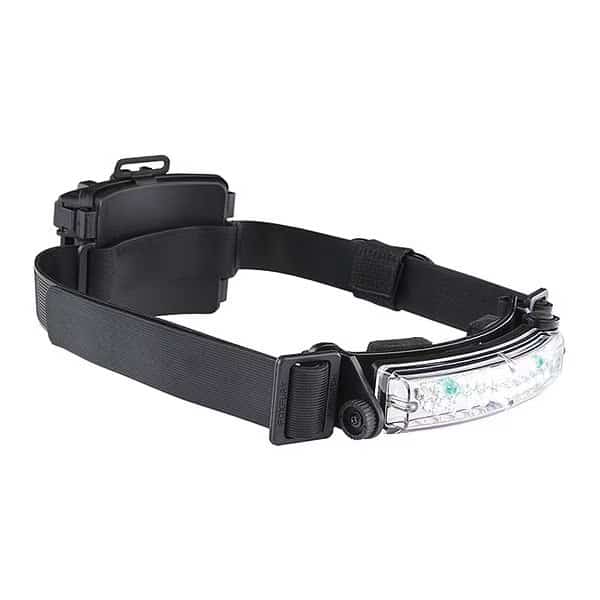 Helmet Light, White/Green, Command Tilt