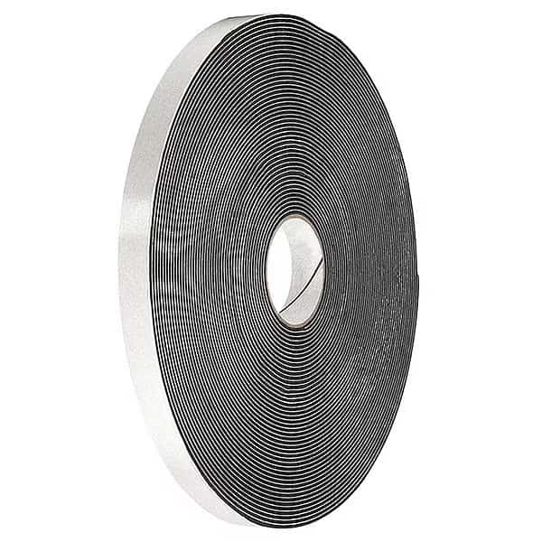 Double-Sided Foam Tape, 1 in W, 5 yd L, 1/16 in, Vinyl, Double-Sided