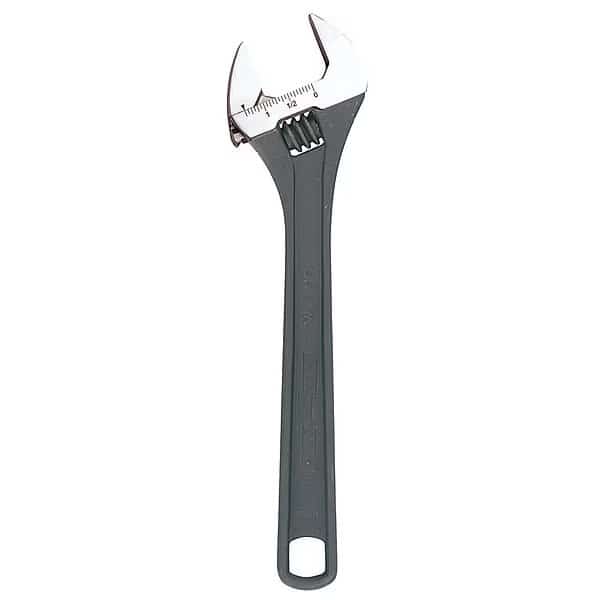 Adj. Wrench, 8", 1-3/16" Cap., Black, CHANNELLOCK, Mfr# 808NW