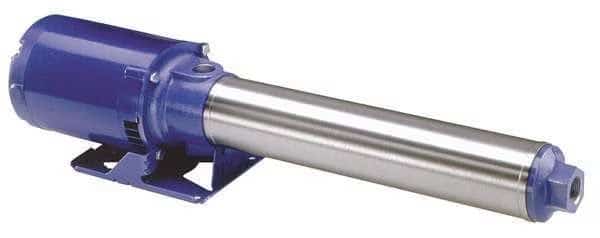 Booster Pump, 2 hp, 240/460V AC, 3 Phase, 1 in NPT Inlet Size, 10 Stage, 75 psi Max Pressure