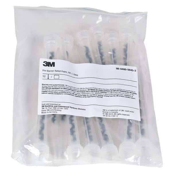 Nozzle,8-1/2inLx7/8inD,Clear/Black,PK12, Mfr#: 54933, 3M