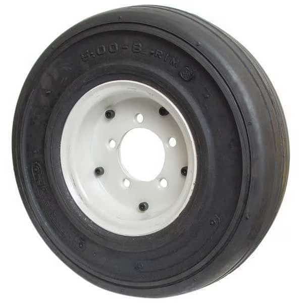 Solid Rubbr Wheel Assembly/No Hub, 16 in.