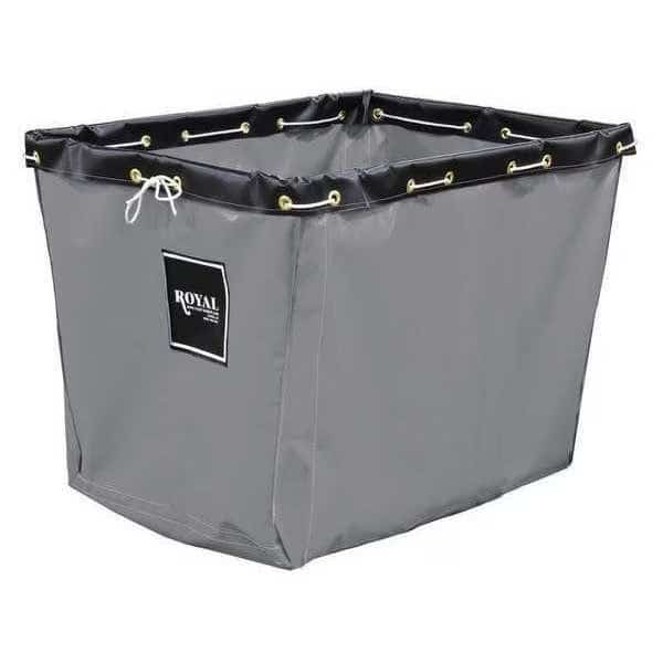 Repl Liner,6 Bu,Gray Vinyl, Mfr#: R06-GGX-LNN, ROYAL BASKET TRUCKS