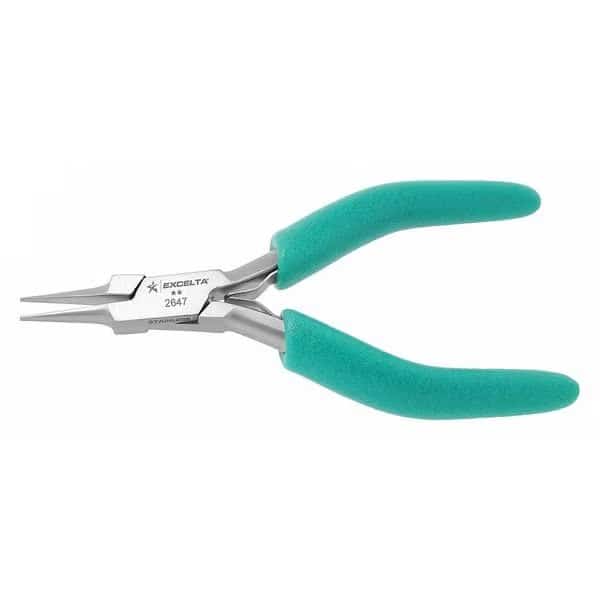 4 3/4 in TealShield(TM) Needle Nose Plier Standard Cushioned Grip Handle