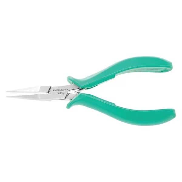Flat Nose Plier, 5-3/4 in., Smooth, Excelta, Mfr#: 2842