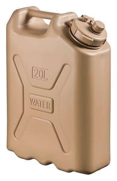 Military Water Canister, 5-gal, Sand