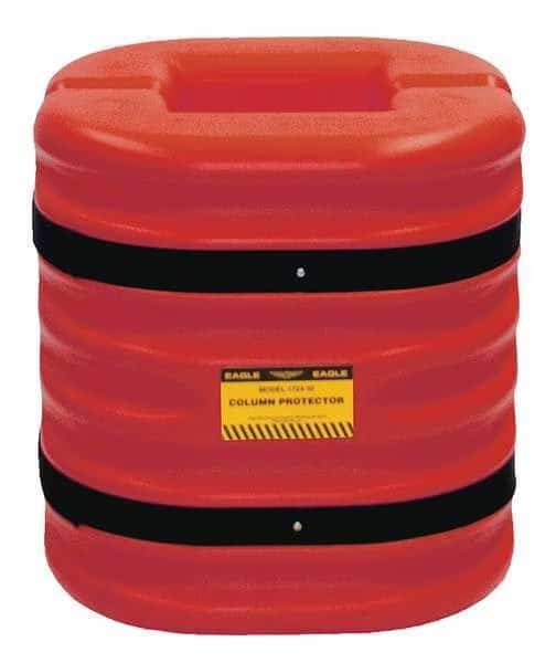 Column Protectr, Fits 10 in., HDPE, Rd