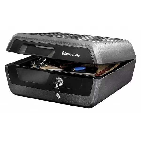 Chest Safe, 0.36 cu ft, 24 lb, Not Rated Fire Rating